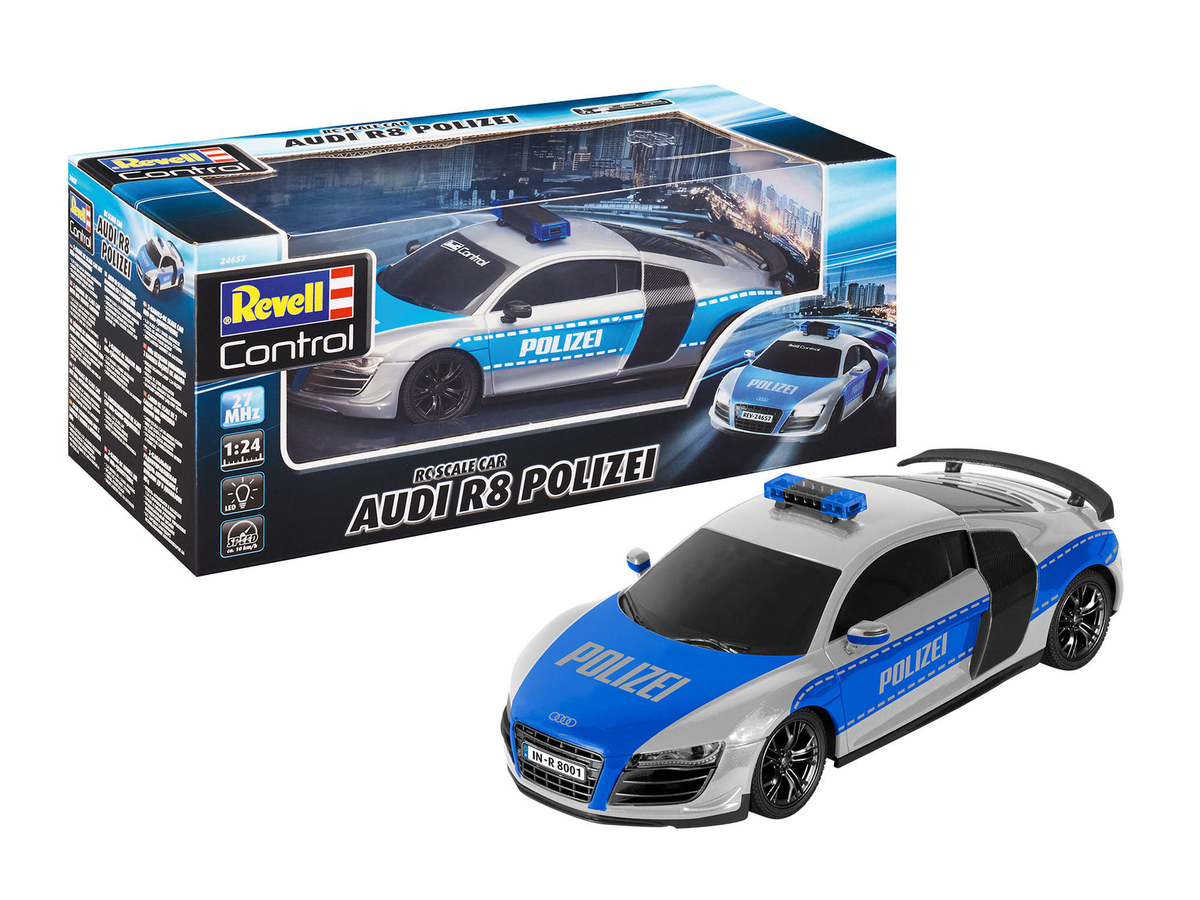 Revell 24657 Revell Control RC Car Audi R8 Polizei