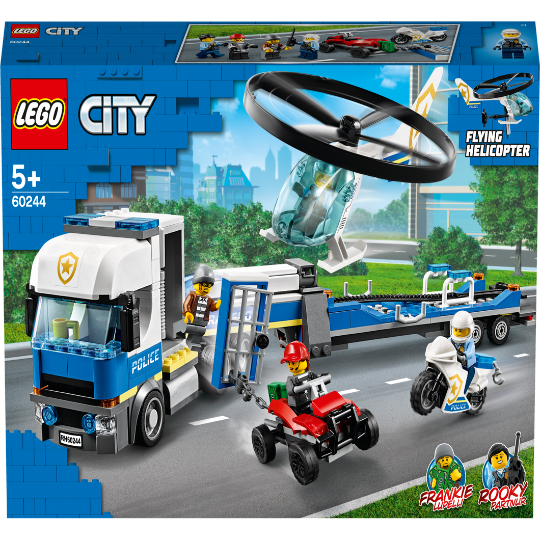 LEGO 60244 City - Polizeihubschrauber-Transport