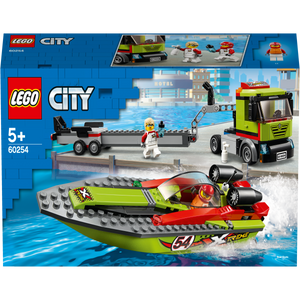 LEGO 60254 City - Rennboot-Transporter