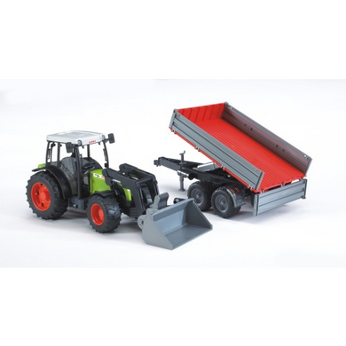 BRUDER 02112 Profi-Serie - Claas Nectis 267F + Frontlader + Anhänger