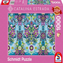 Schmidt Spiele 59587 Schmidt Puzzle - Catalina Estrada - Blauer Sperling - 1000 Teile