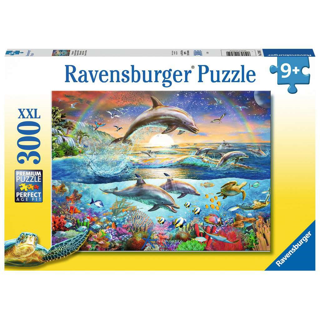 Ravensburger 12895 Kinder-Puzzle - # 300 - Delfinparadies