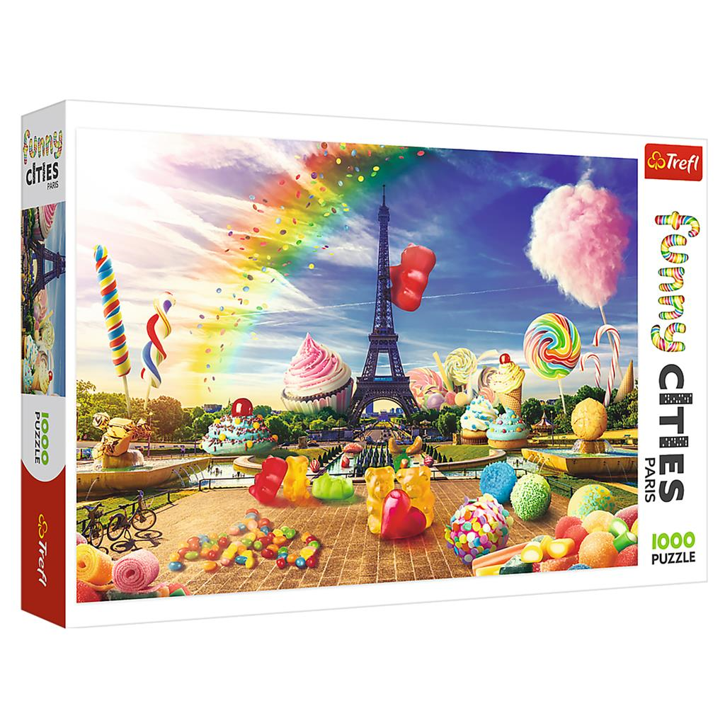 Trefl 5971 Trefl Puzzle - Funny Cities - # 1000 - Paris